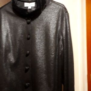 Faux Detachable collar Jacket